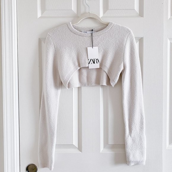 Zara Sweaters - ♡ NWT Zara Soft Arm Warmer Shrug Sweater